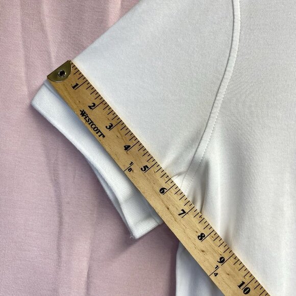 Nautica Classic Fit Short Sleeve Dual Tipped Collar Polo Shirt Men Medium White - Picture 10 of 16